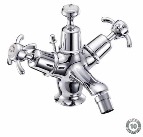 Burlington Anglesey Monobloc Bidet Mixer Tap with High Central Indice - AN13