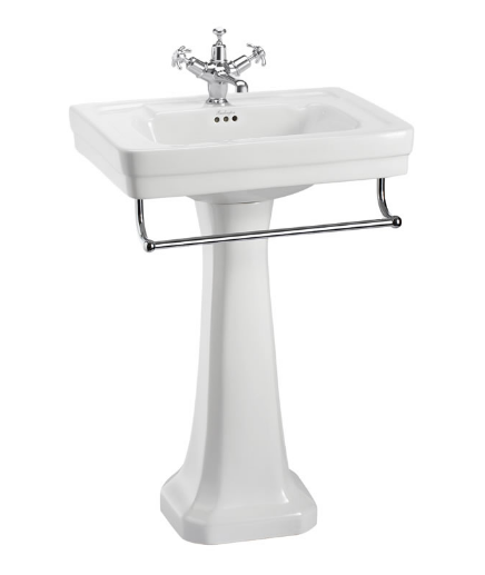 Burlington Contemporary 58cm Basin and Regal Pedestal