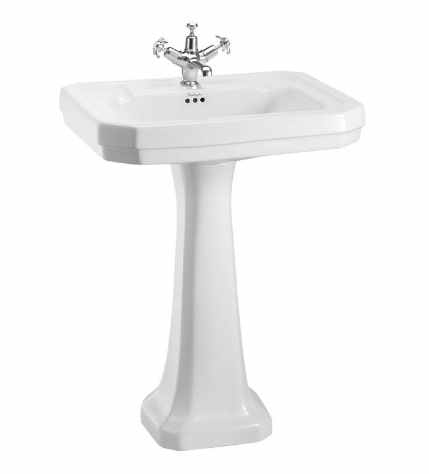 Burlington Victorian 61cm Basin and Pedestal