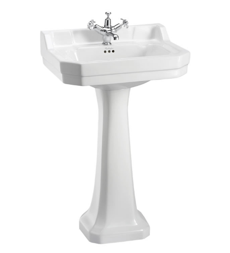 Burlington Edwardian 56cm Basin and Regal Pedestal