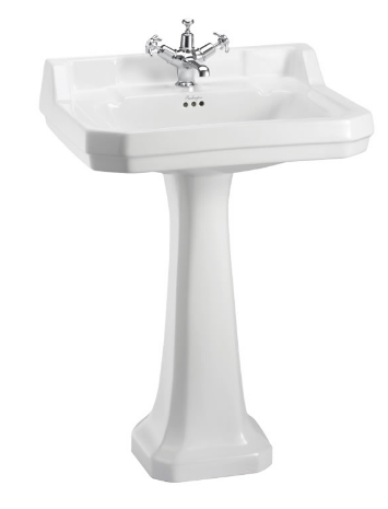 Burlington Edwardian 61cm Basin and Regal Pedestal