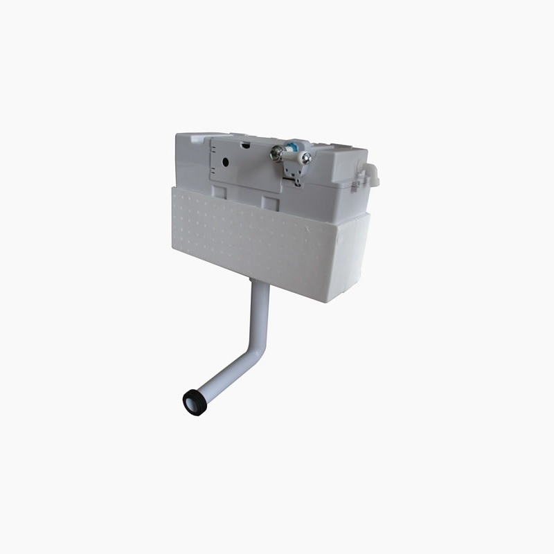 Burlington Concealed Cistern with White Ceramic Lever - CLEARANCE