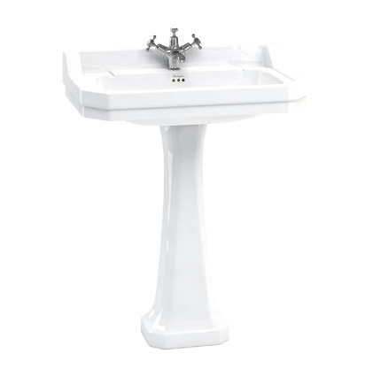 Burlington Edwardian 80cm Basin and Classic Pedestal