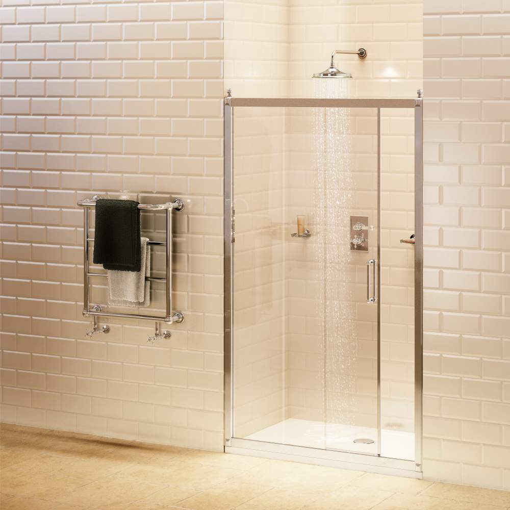 Burlington 1200mm Traditional Sliding Shower Door