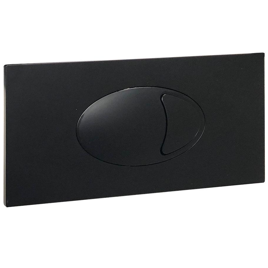 Large Black Dual Flush Button & Access Panel - Scudo 