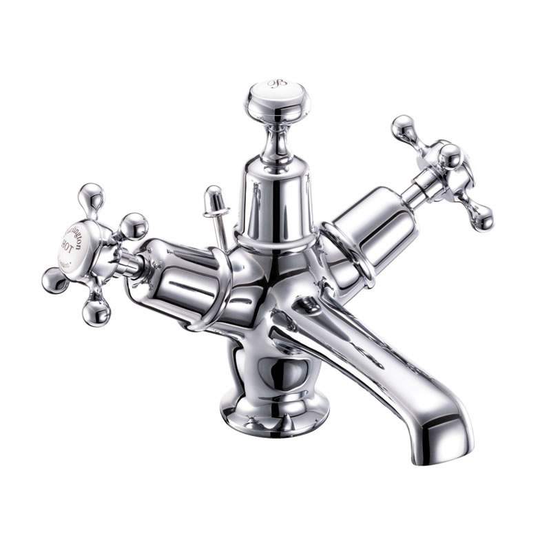 Burlington Claremont Traditional Basin Monobloc Tap Inc Pop Up Waste - CLEARANCE