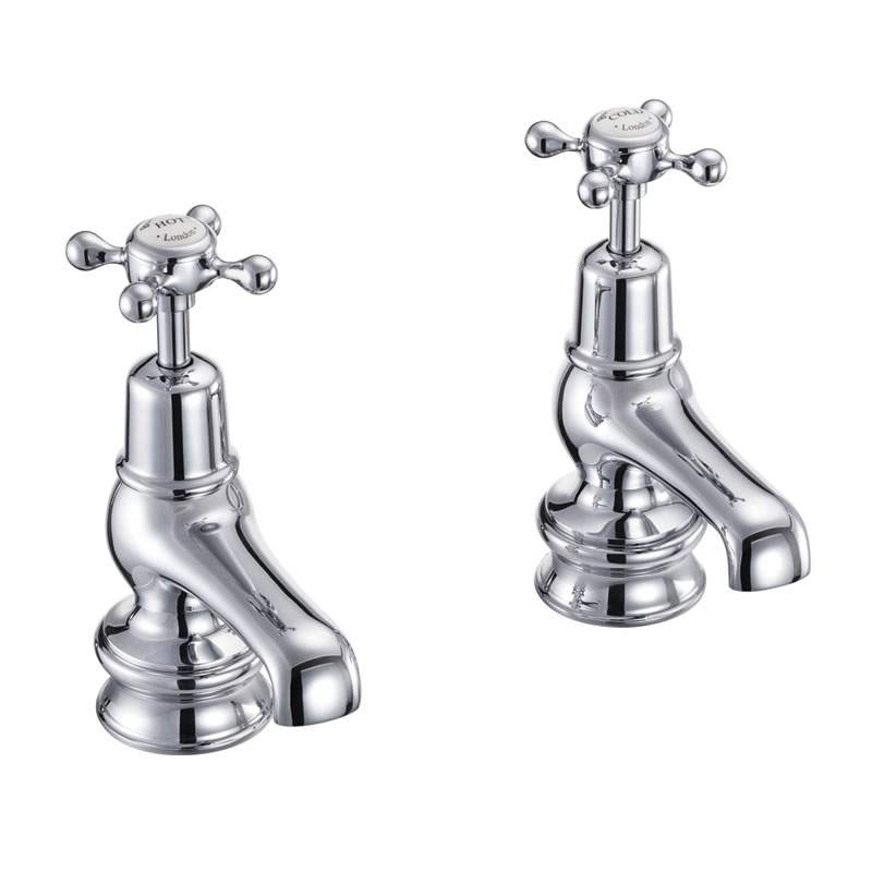 Burlington Claremont Regent 5" Basin Taps CLR2 - CLEARANCE