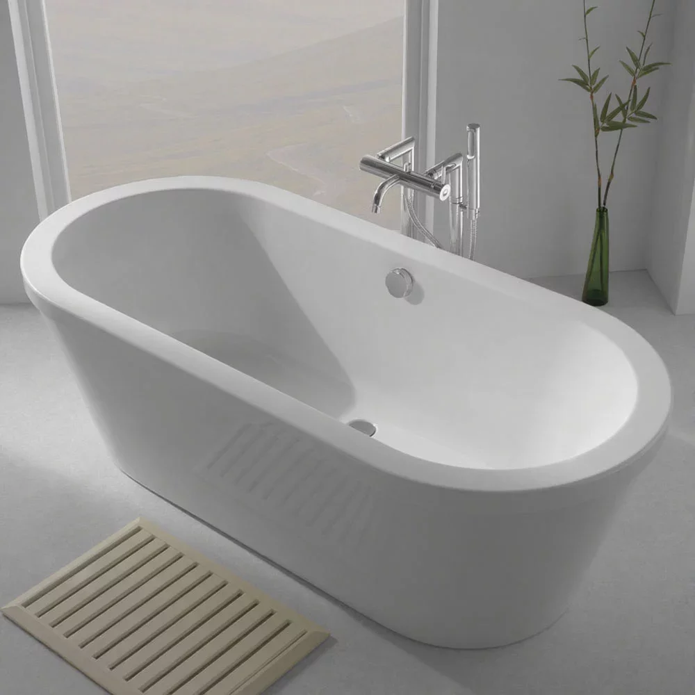 Carron Halcyon 1750 x 800 White Freestanding Bath - Carronite