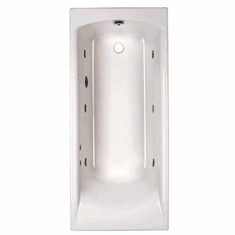 Carron Delta - Carronite - 6 Jet Whirlpool Bath - 1700 x 700