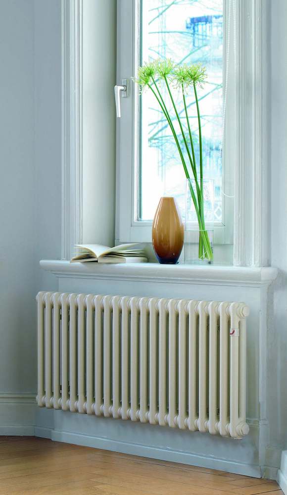 Zehnder Charleston 3 Column Radiator - White (H)500mm x (W)858mm