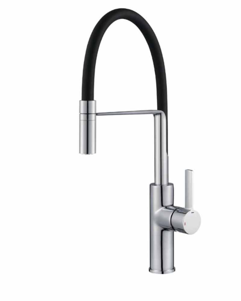 Jeroni Chef - Black Chrome - Kitchen Tap - Francis Pegler Comap