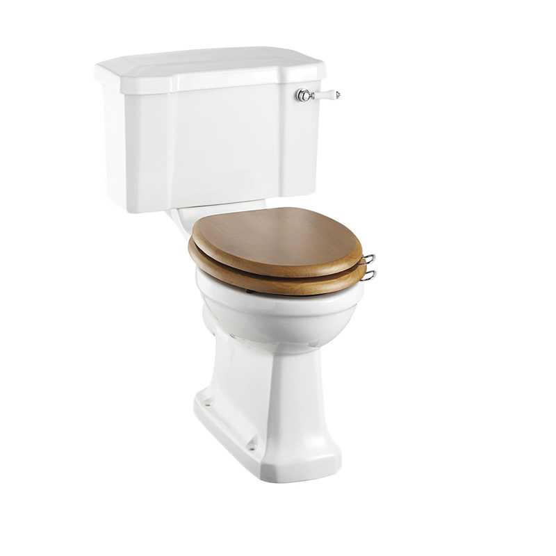 Burlington Regal Raised Height Close Coupled WC & White Ceramic Cistern