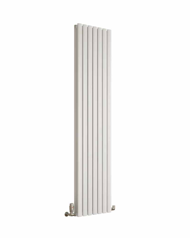 DQ Cove Double Sided 1500 x 295 White Vertical Radiator