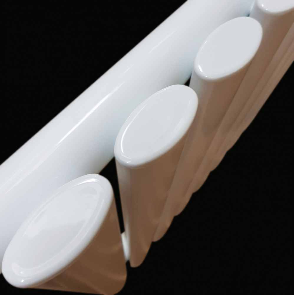 DQ Cove Single Sided 1500 x 295 White Vertical Radiator, COVE150/5-W