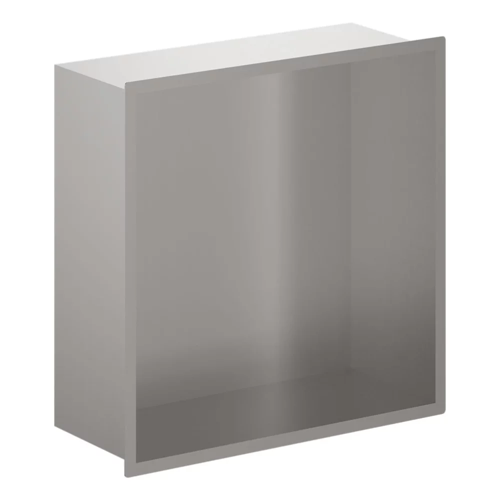 Crosswater Brushed Steel 305 x 305 Shower Wall Niche