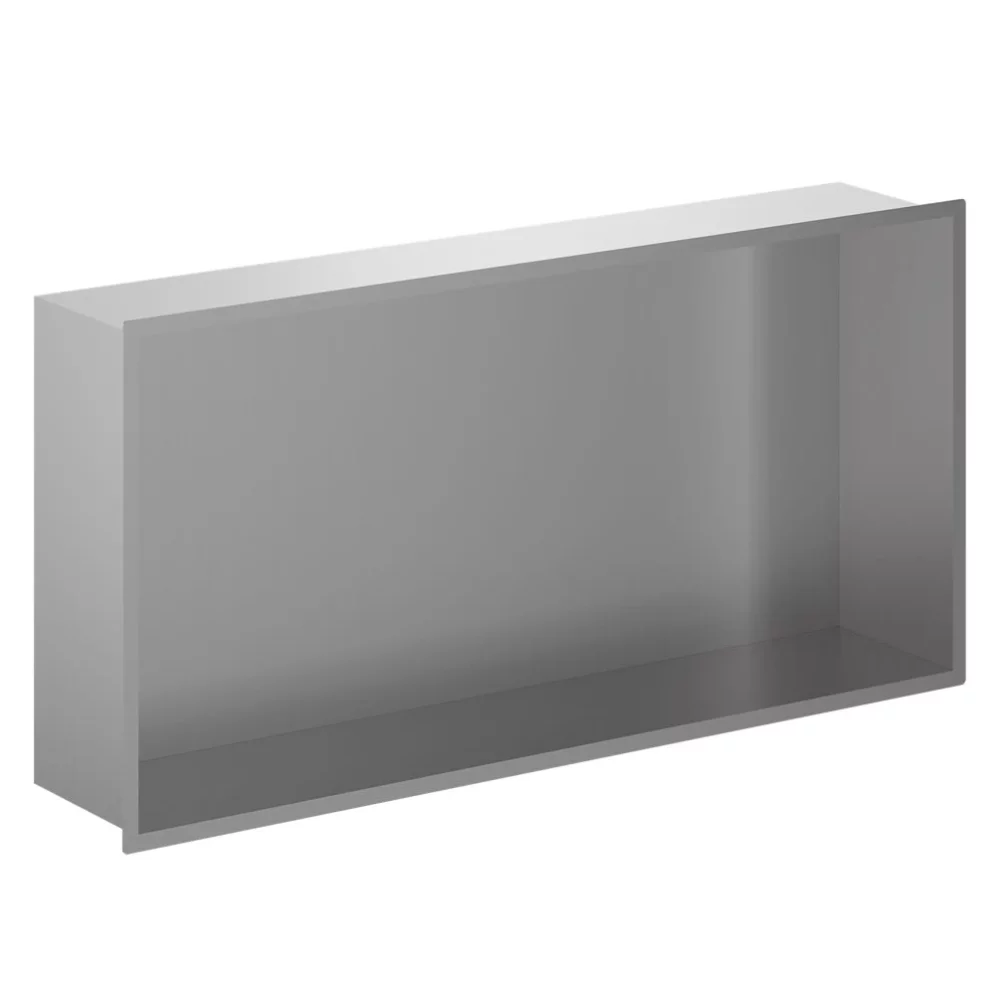 Crosswater Brushed Steel 610 x 305 Shower Wall Niche