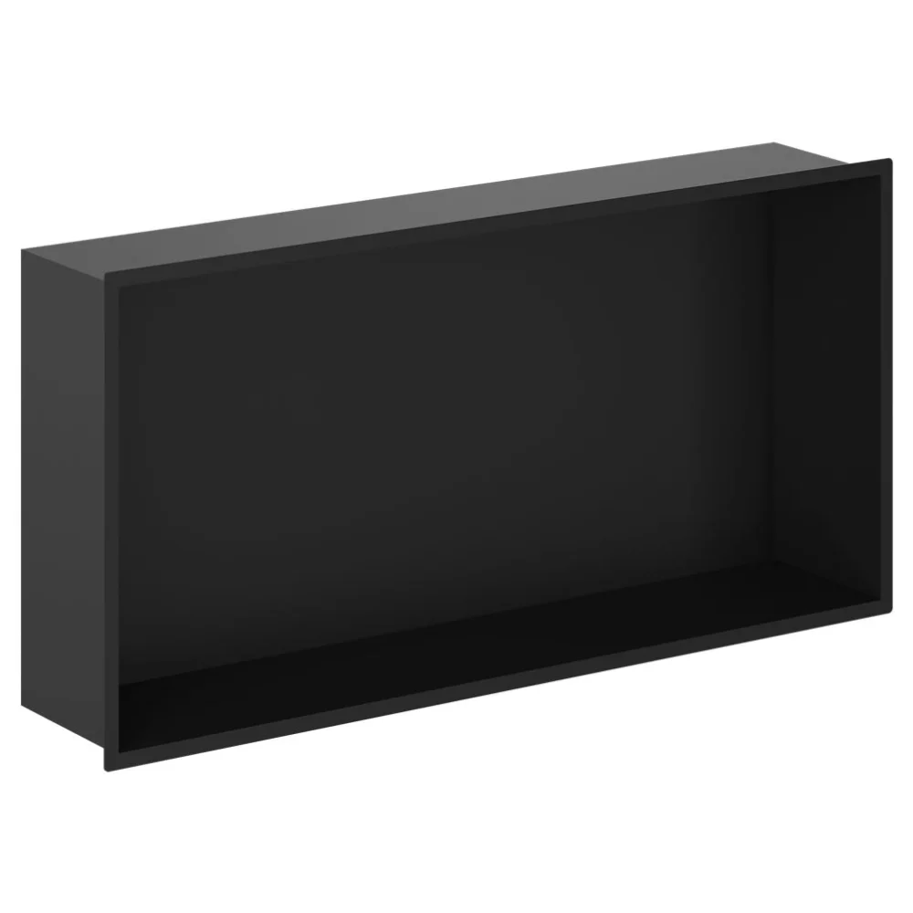 Crosswater Matt Black 610 x 305 Shower Wall Niche
