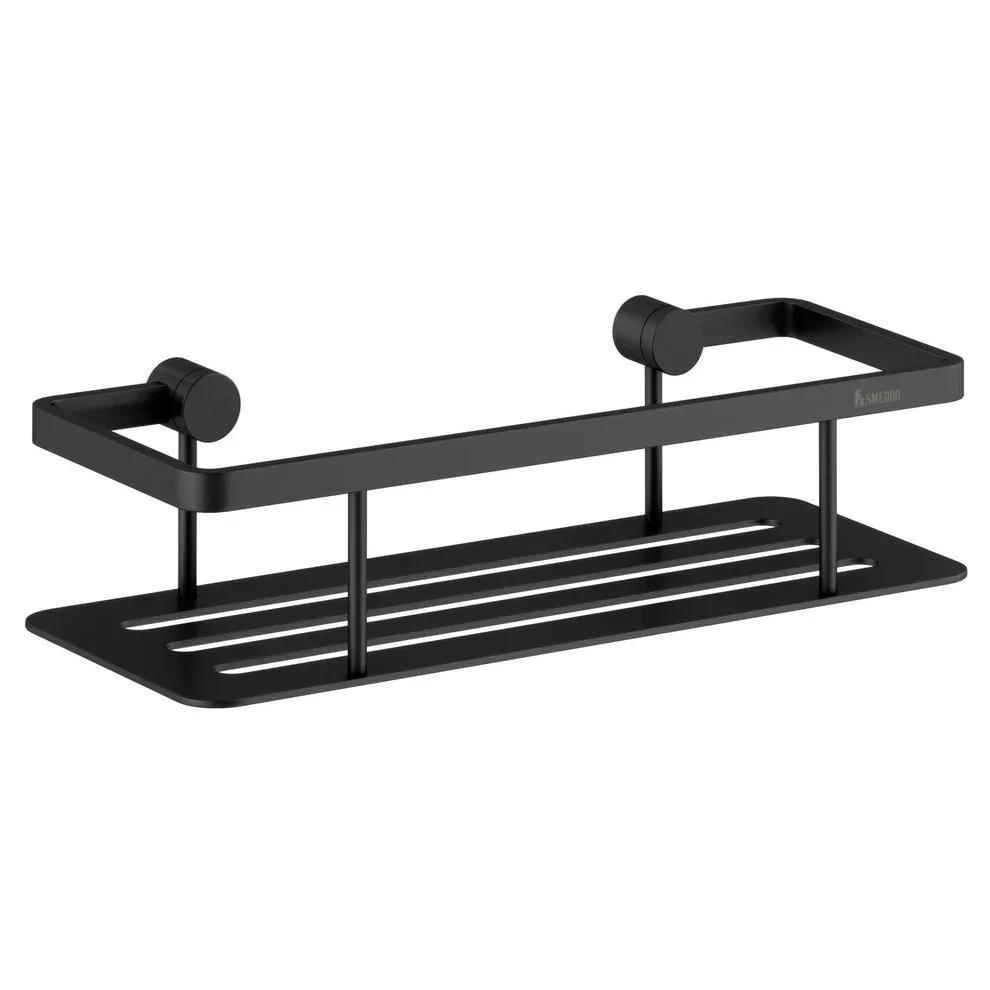 Smedbo Sideline Matt Black Shower Basket