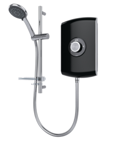 Triton Amore Electric Shower 8.5KW - Black Gloss