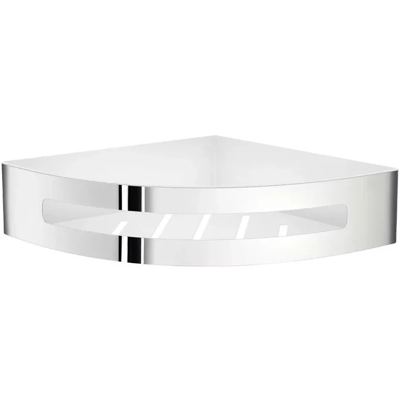 Smedbo Sideline Chrome Corner Shower Basket with Insert