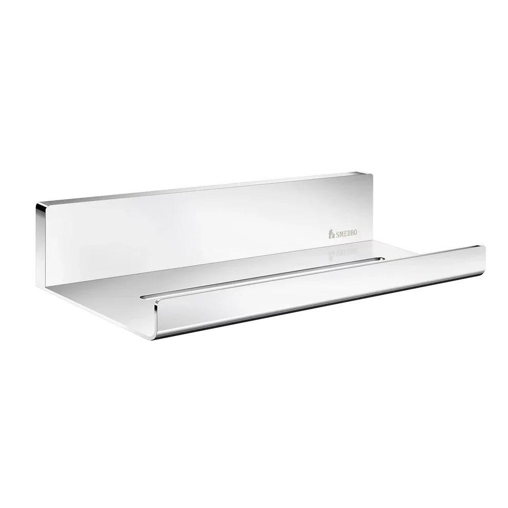 Smedbo Sideline Polished Stainless Steel Shower Shelf