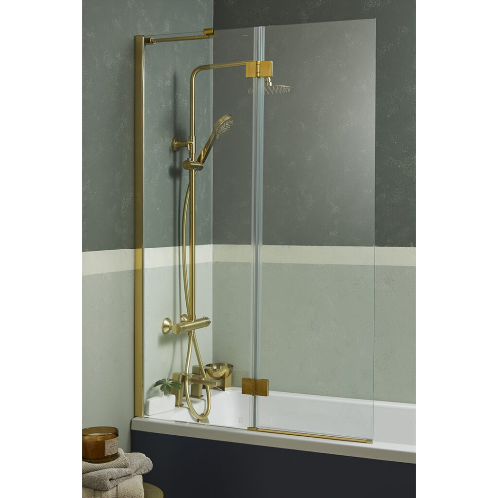 Highlife Dornoch 900mm Round Profile Over-bath Shower Screen 30008r