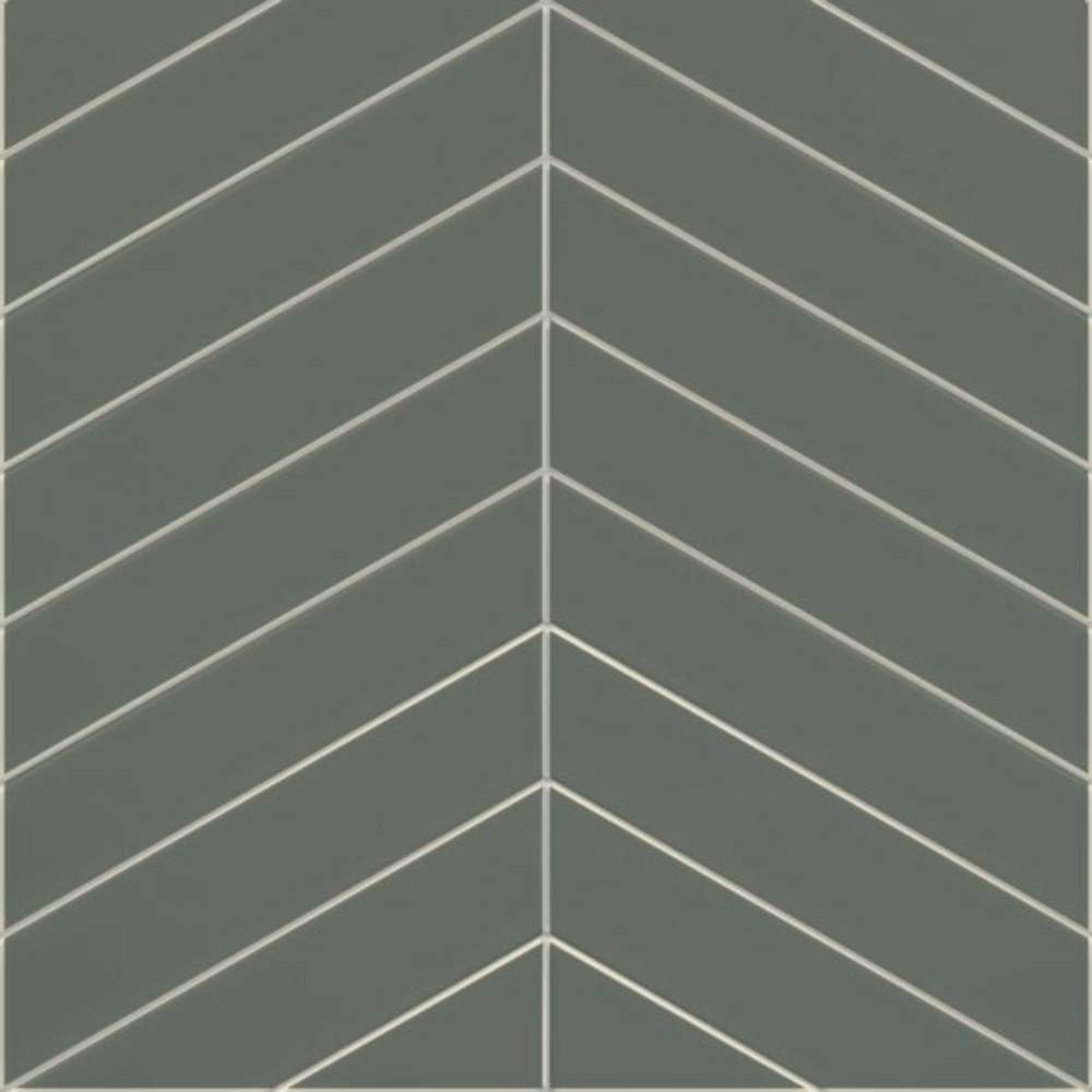 Dark Grey Chevron Reflect Tile Wall Panels