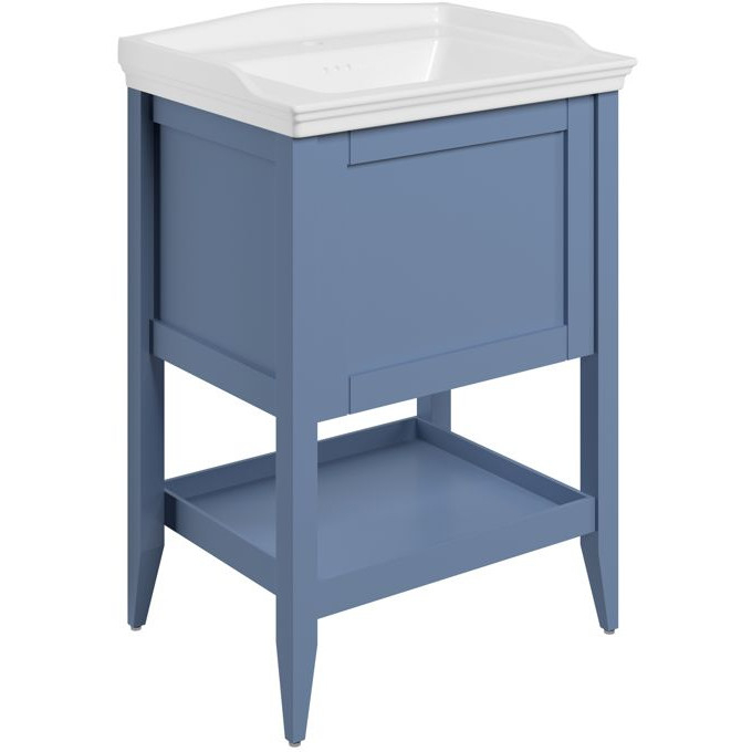 Dendermond Matt Misty Blue 650mm Vanity Unit