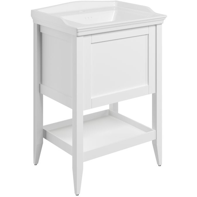 Dendermond Matt White 650mm Vanity Unit