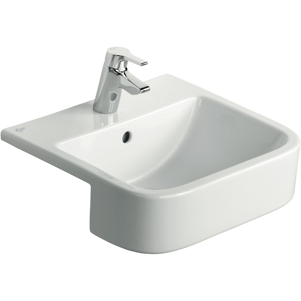 Ideal Standard Concept Cube 500mm Semi-Recessed Basin