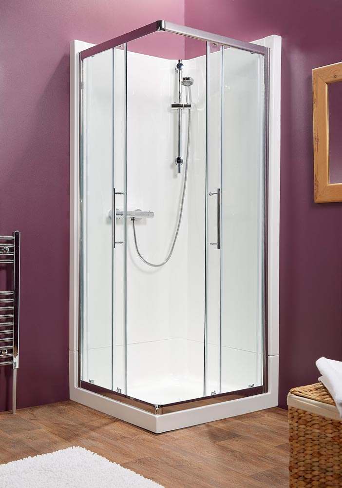 Kubex Eclipse Range Shower Pod - 800mm - Corner Entry