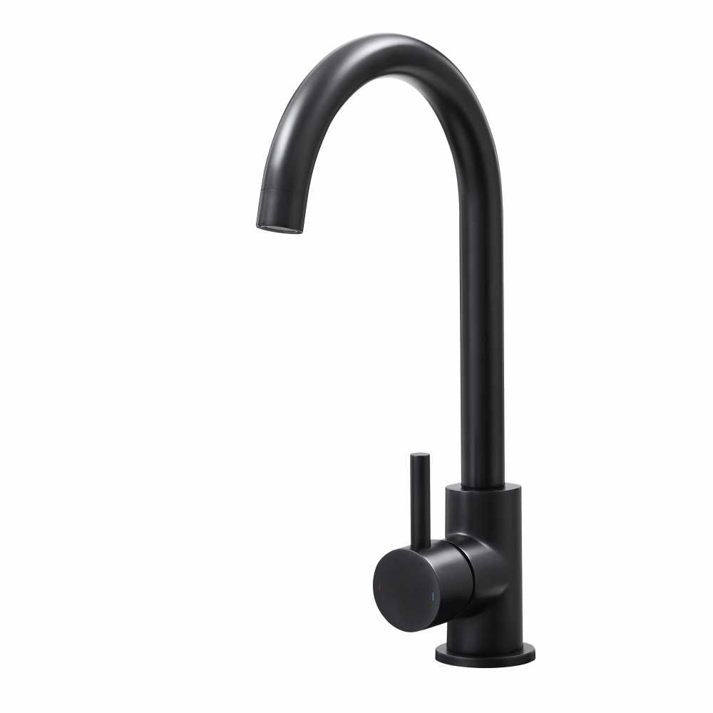 Elera Monobloc Kitchen Mixer Tap - Matt Black