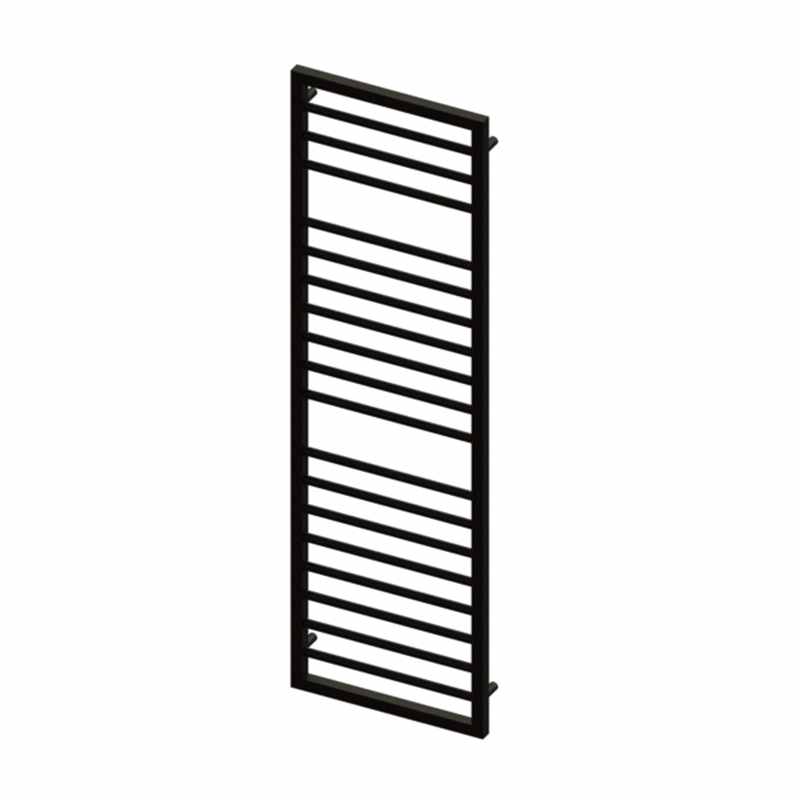 Abacus Metro Bathroom Towel Rail - 1655 x 500mm - Matt Black