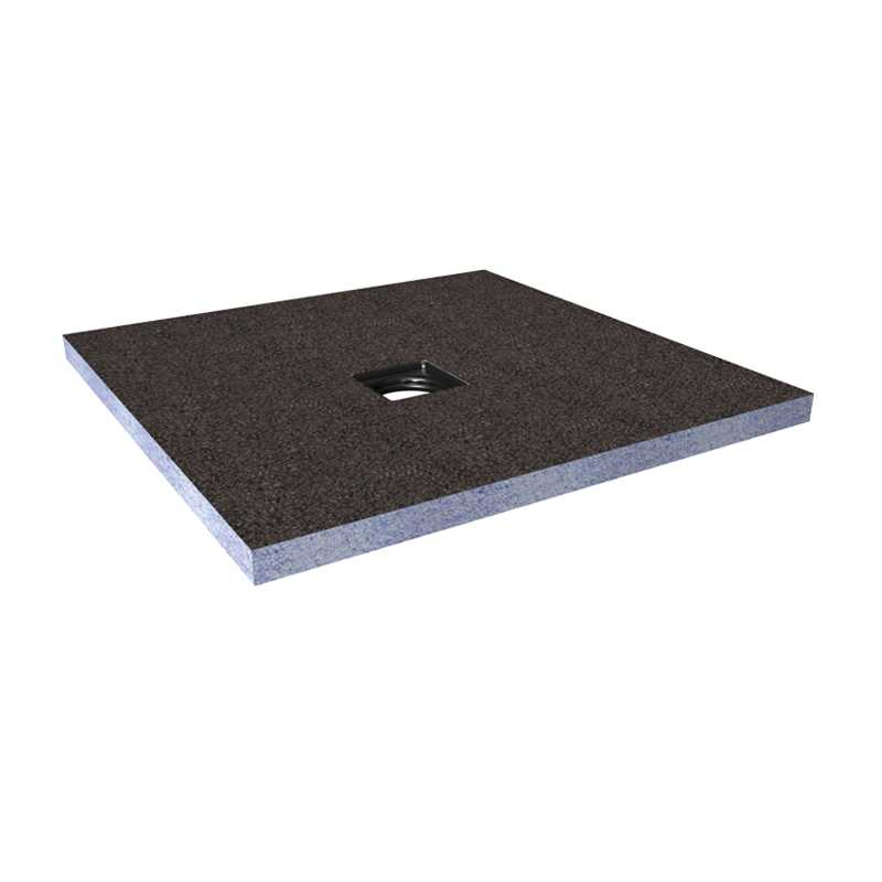 Abacus Level Access Wetroom Tray 900 x 900 x 30mm Centre Square Drain
