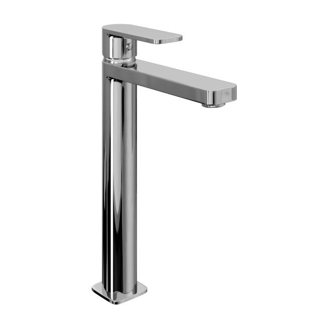 Abacus Edge Tall Mono Basin Mixer - Chrome