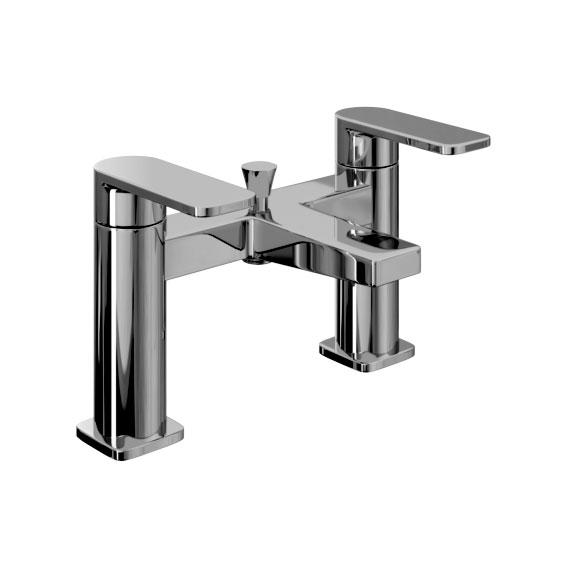 Abacus Edge Bath Filler - Chrome