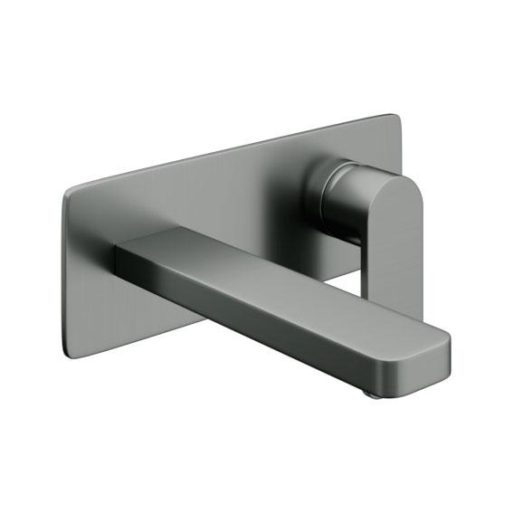 Abacus Edge Wall Mounted Basin Mixer - Anthracite