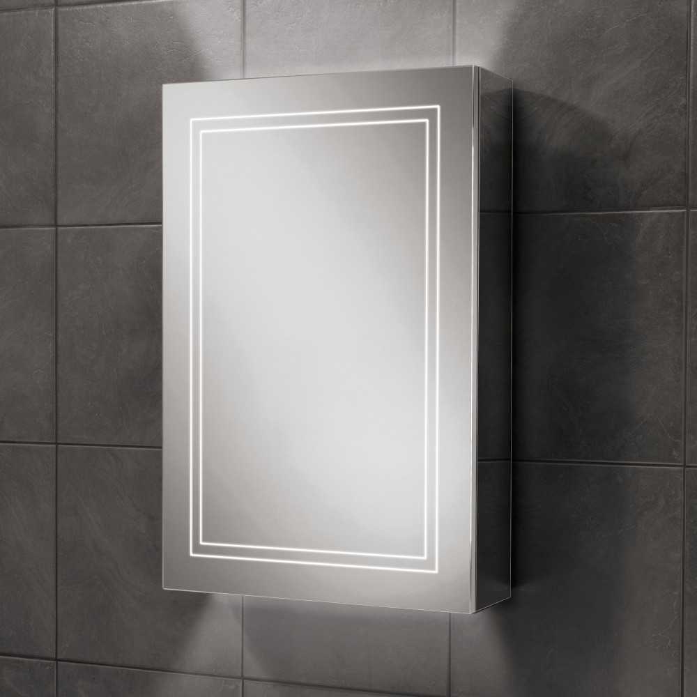 HIB Edge 50 Illuminated LED Bathroom Cabinet - 500mm