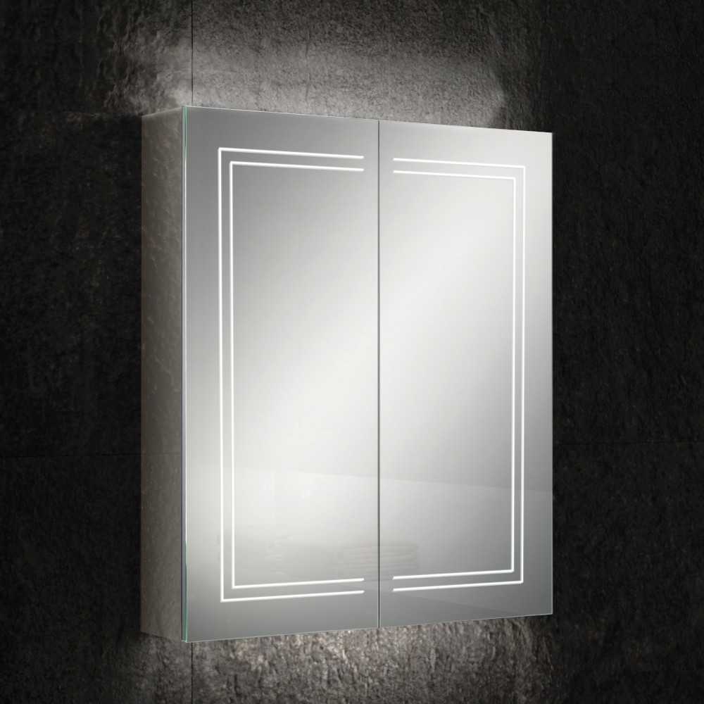 HIB Edge 60 Illuminated Bathroom LED Cabinet - 600mm