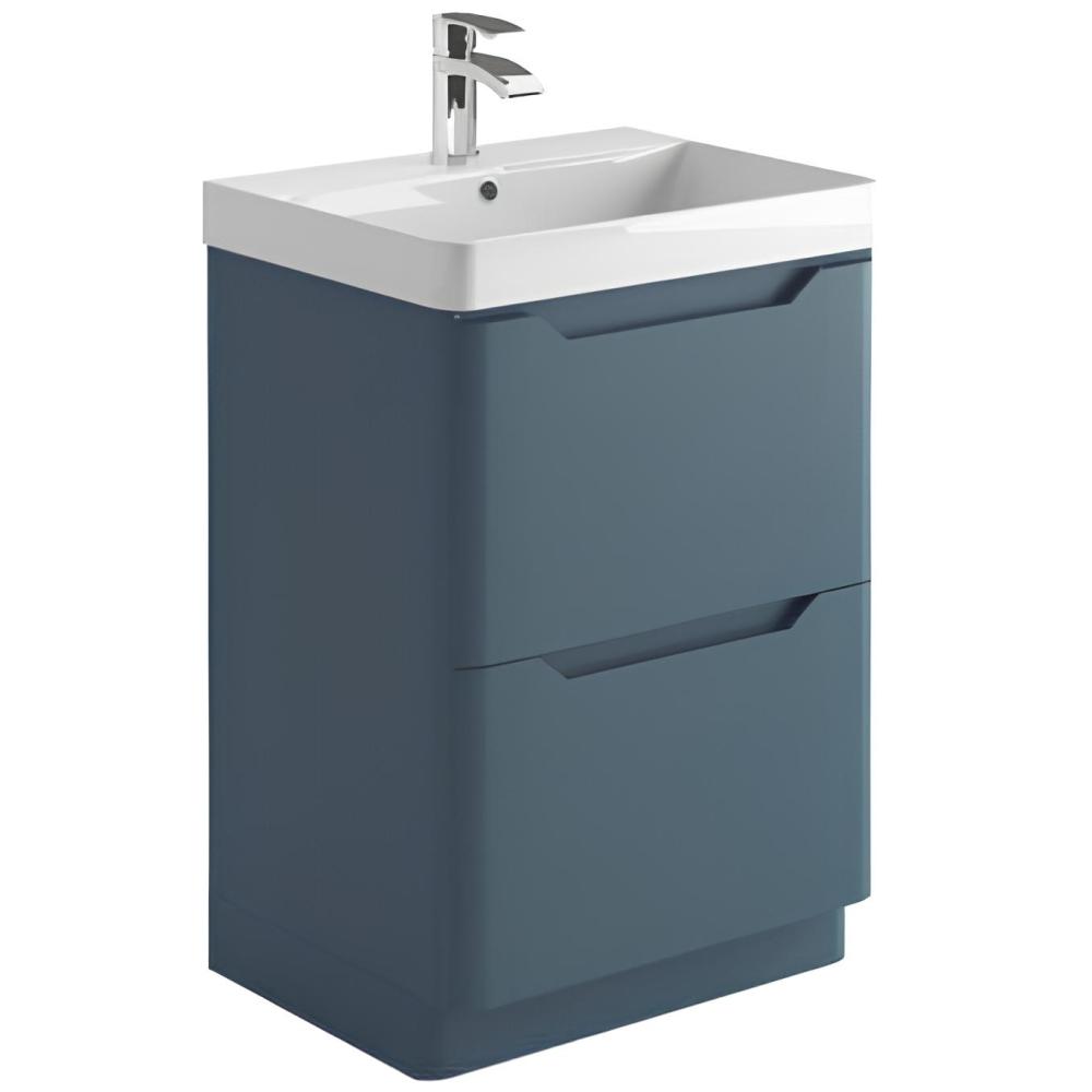 Scudo Ella 600 Twighlight Blue Vanity Unit