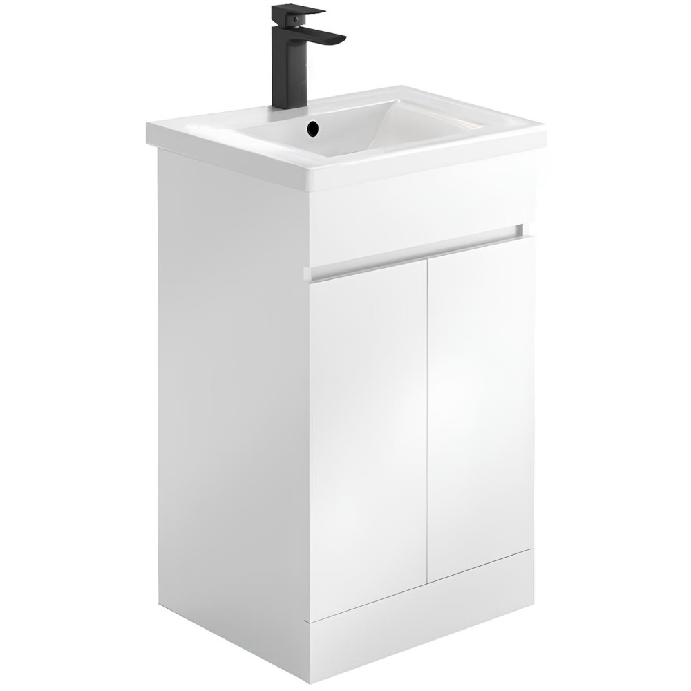 Scudo Empire 500 Gloss White Square Vanity Unit