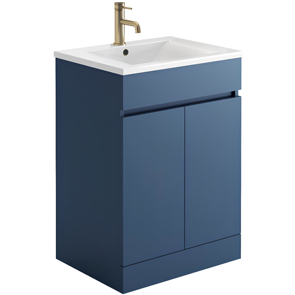 Scudo Empire 600 Twilight Blue Square Vanity Unit 