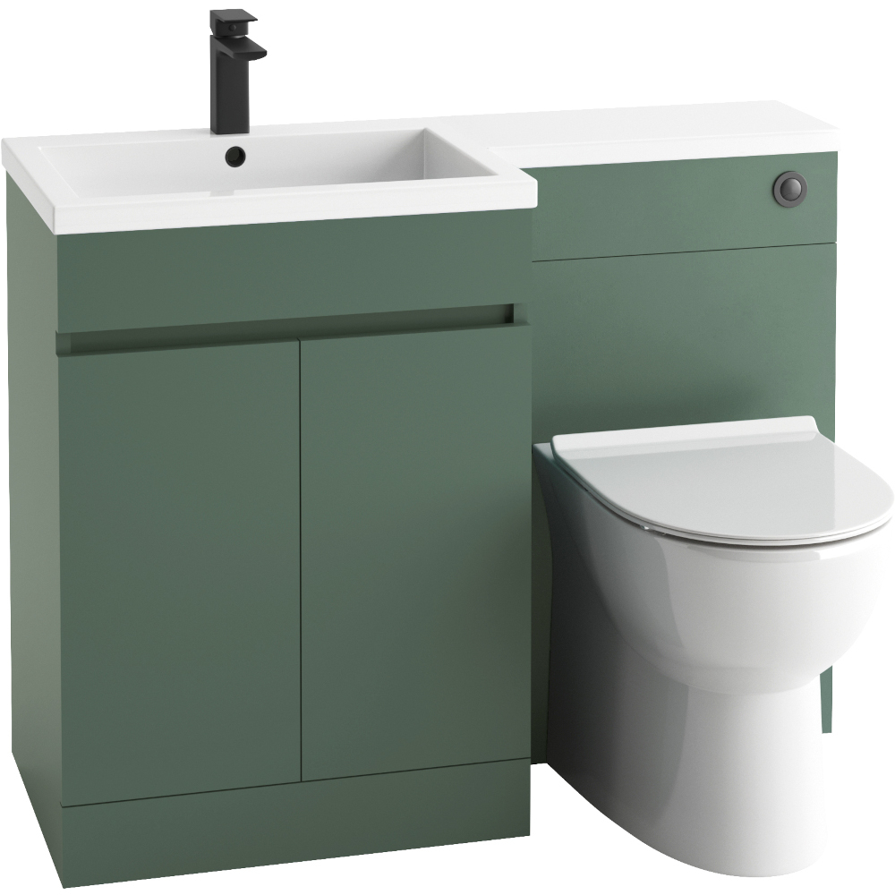 Scudo Empire 1100 Sage Green Bathroom Furniture Set