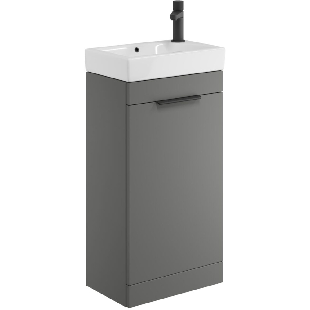 Scudo Esme 450 Dust Grey Cloakroom Vanity Unit