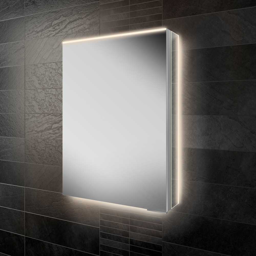 HIB Ether 50 Illuminated LED Bathroom Cabinet - 500mm