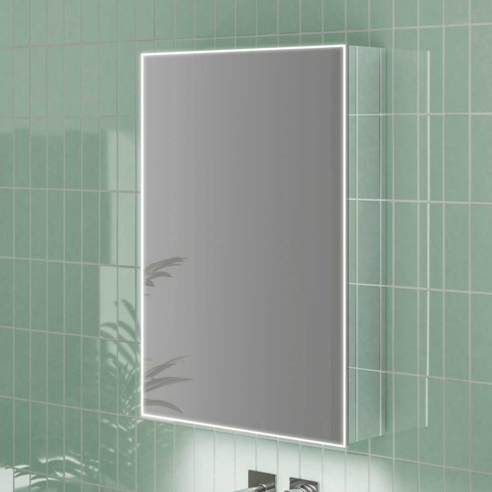 HIB Exos 50 Illuminated LED Bathroom Cabinet - 500mm