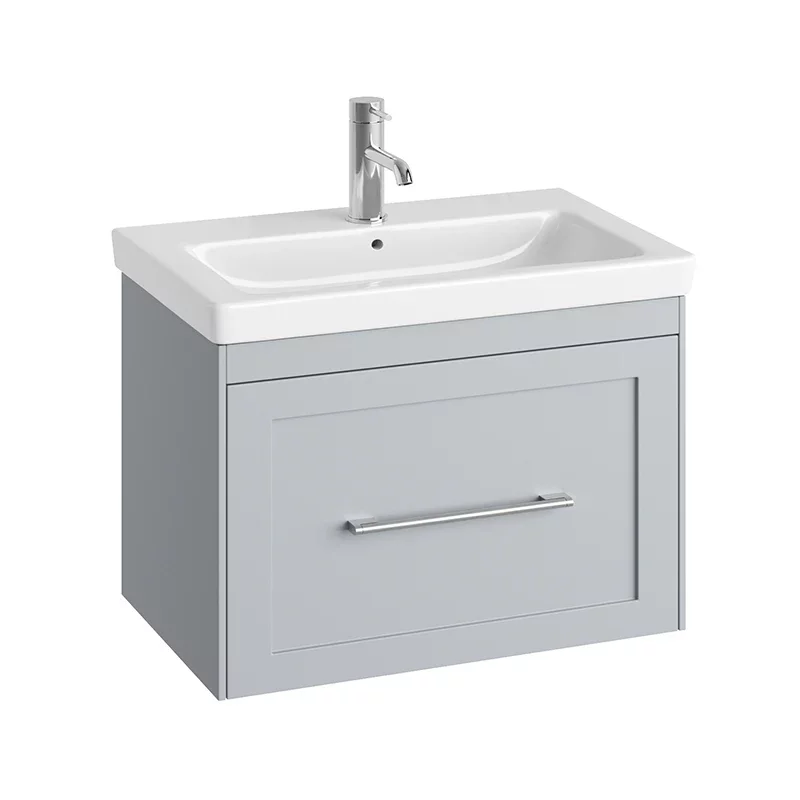 Abacus Concepts Shaker Wall Hung Vanity Unit 600mm - Stone Grey