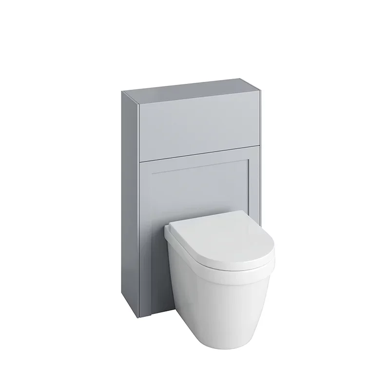 Abacus Concepts Shaker Toilet Unit 600mm - Stone Grey