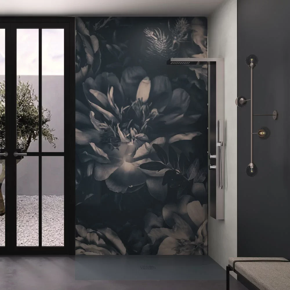 Kinewall Floral Shower Panel 1000 x 2500mm