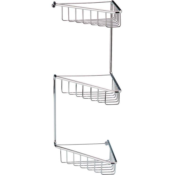 Forest 3-Tier Corner Shower Caddy - Chrome